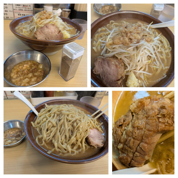 「ラーメン➕大盛り」@麺屋 顎で喰らえの写真