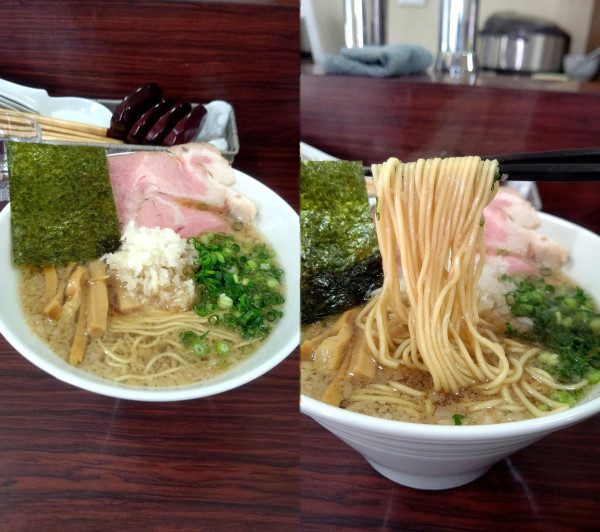 「『背脂中華そば+大盛(￥900+150)』」@麺屋いっけいの写真