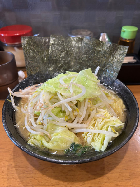 「ラーメン並　野菜」@らーめん ささきの写真