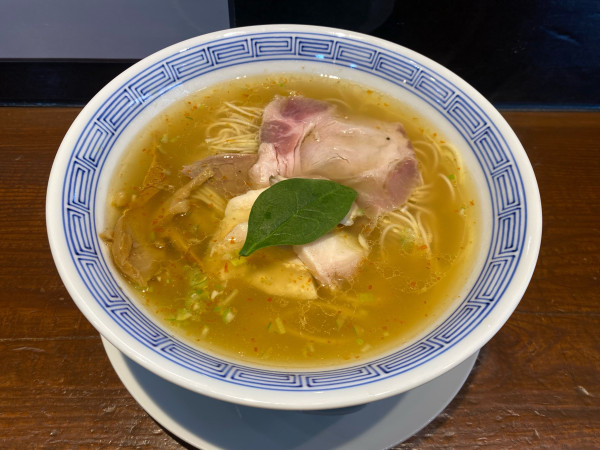 「島唐辛塩麺1,350円」@らぁめん信shinの写真