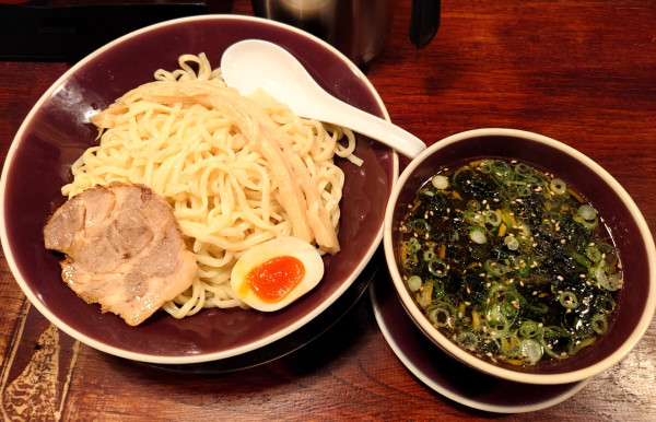 「つけ麺(塩、800円)」@麺・DINING 毘沙門天の写真