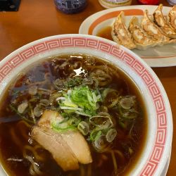 郡山ブラック（素らーめん餃子セット）