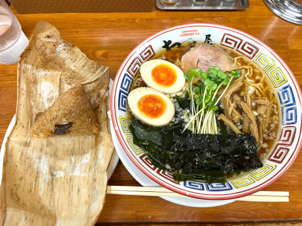 「味玉醤油わかめ ちまき」@ちばき屋 葛西店の写真