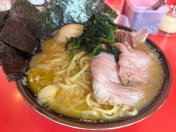 「満腹セット（大盛り 硬め 多め）」@どんとこい家の写真