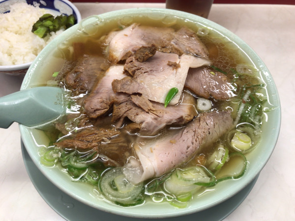 「チャーシュー麺+無料ライス 1100円」@ナギチャンラーメンの写真