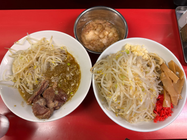 「つけ麺➕アブラマシマシ」@ラーメンハイキックの写真