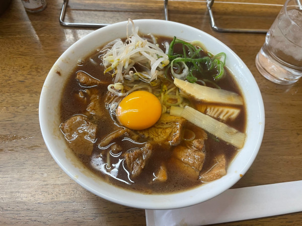 「肉玉子入り小」@名東軒の写真