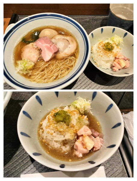 「限定熟成醤油そば＋追い茶漬け」@らーめん 久遠の写真