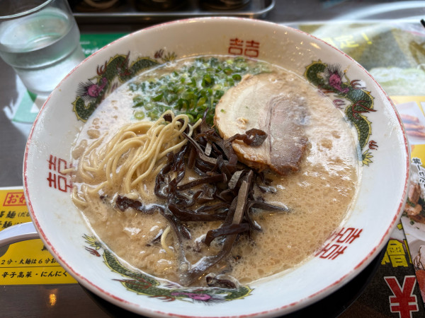 「だるまラーメン850円」@博多 長浜ラーメン だるま一家の写真