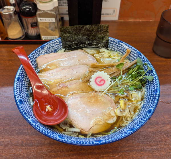 「ワンタン麺」@大勝軒おはこ 本八幡分店の写真