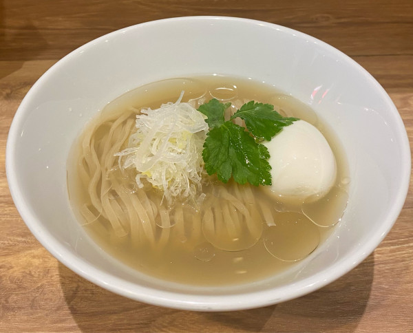 「[限定]宍道湖 冷やししじみそば¥1200・味玉¥150」@麺庵 利休の写真
