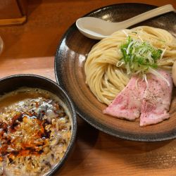 鶏元素辛みそつけ麺（1150円）