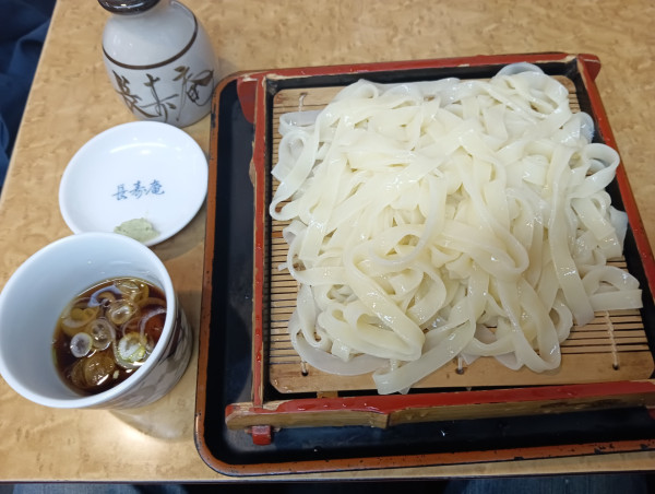 「ひもかわもり（¥670)」@おそば 長寿庵 柳ばし支店の写真