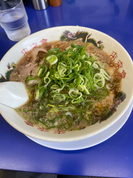 「ラーメンネギ大盛り」@来来亭 福山蔵王店の写真