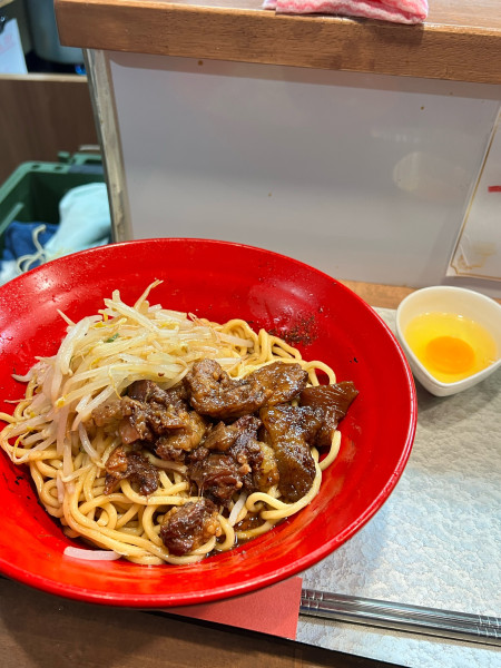「牛すじぶっかけ」@らーめんしょっぷ 中吉の写真