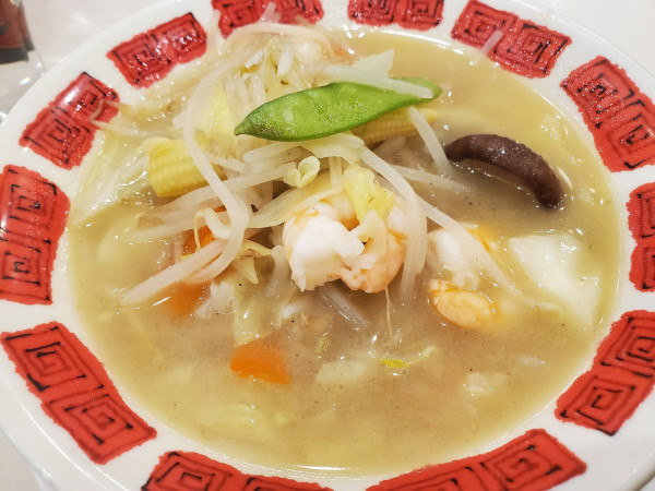 「春の野菜たっぷり海老タンメン」@バーミヤン みなとみらい店の写真