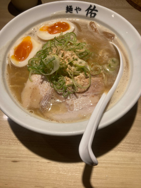 「鶏×魚×豚味玉らーめん」@麺や 佑の写真