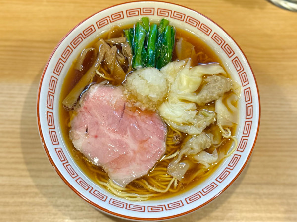 「★ワンタン麺🍜¥950」@中華そば えにしの写真