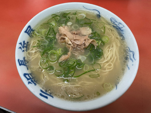 「ラーメン　550円」@元祖 長浜屋の写真