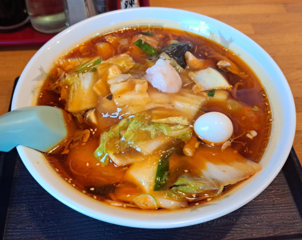 「ピり辛五目麺1000円」@麺來の写真