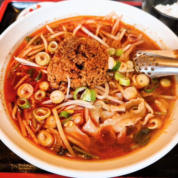 「刀削麺+Bセット」@麺屋とりたけの写真