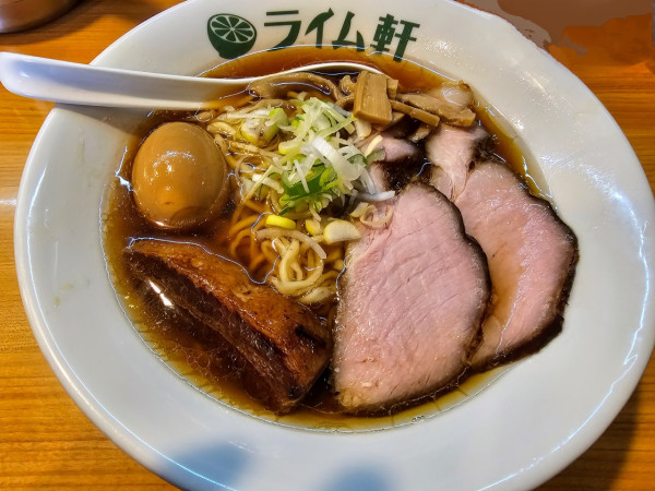 「ライムらー麺」@らー麺 つけ麺 ライム軒の写真