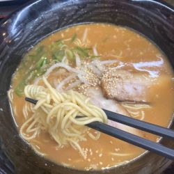 味噌豚骨ラーメン790 半ちゃんセット300