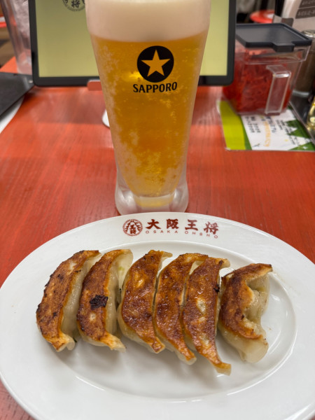 「餃子」@大阪王将 六本松店の写真