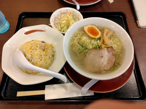 「Bランチ（塩）1023円」@拉麺本家夢屋 扇町店の写真