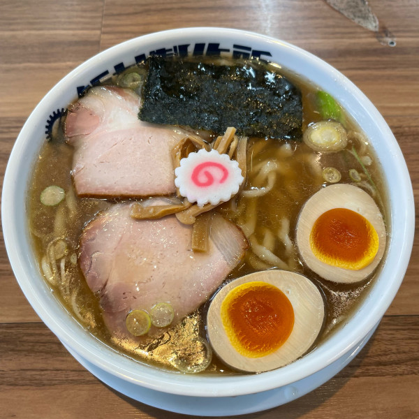 「味玉中華そば＋豚ライス ￥980+￥300」@飯村製作所の写真