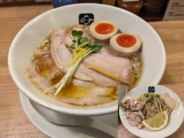 「特製豚そば+和え玉」@中華そば 髙野の写真