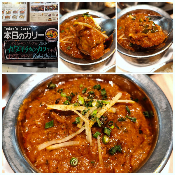 「本日のカレー(カダイチキンカレー)」@インドカリーダイニング Cobara-Hetta ヨドバシAKIBA店の写真