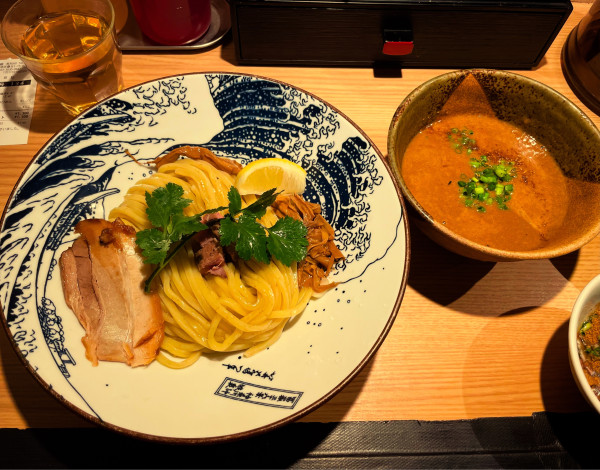 「ラム醤油スープつけ麺」@自家製麺 MENSHO TOKYOの写真