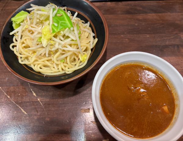 「辛味噌つけ麺」@大岡家の写真