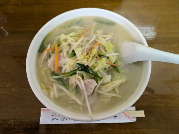 「タンメン：700円」@中華料理 ごらくの写真