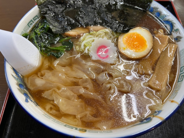 「手打ちワンタン麺:1200円」@手打ち中華 トクちゃんらーめんの写真