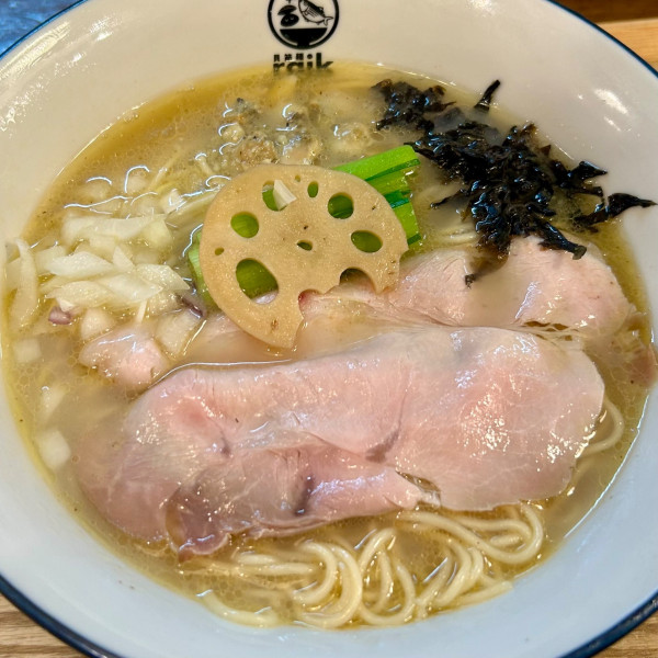 「貝節潮そば」@CLAM&BONITO貝節麺RAIKの写真