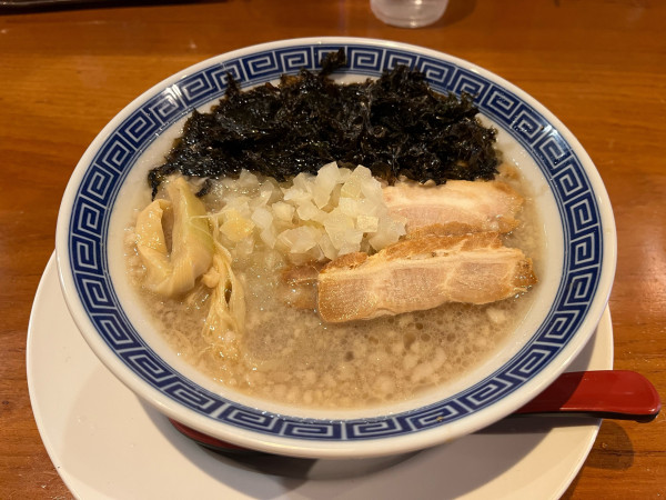 「背脂中華バラ海苔 1,030円」@新潟ラーメンなおじ 東村山店の写真