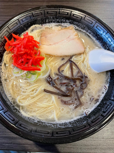 「長浜ラーメン」@万力屋 山梨店の写真