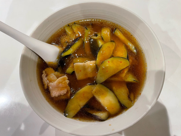 「ナスラーメン¥900」@金門飯店の写真