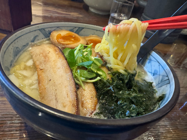 「特製海の塩そば1150円」@支那そば分田上の写真