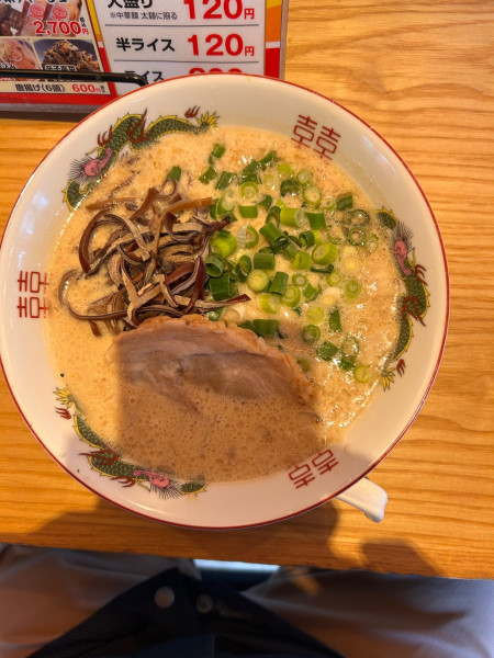 「だるまラーメン」@濃厚豚骨ラーメン だるま一家 府中分店の写真