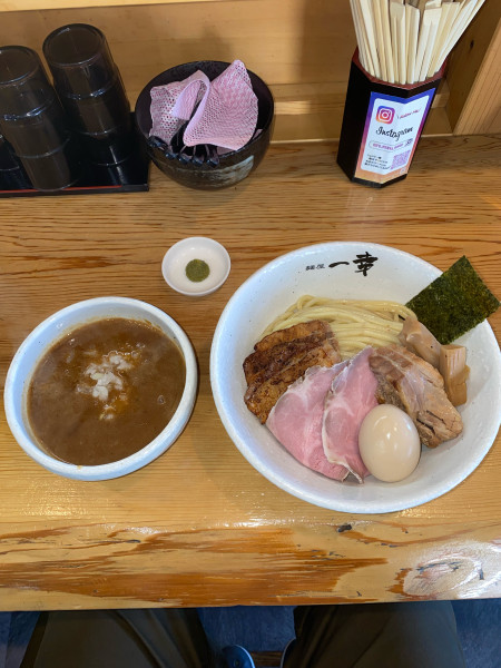 「特製豚づくしつけ麺大盛り¥1,500円」@麺屋 一幸の写真