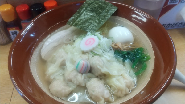 「ワンタンチャーシュー麺+‪α‬」@ラーメン丈の写真