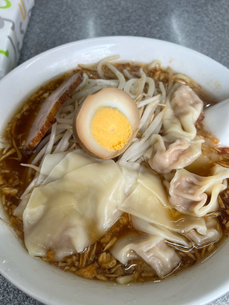 「ワンタン麺」@中華麺店 喜楽の写真