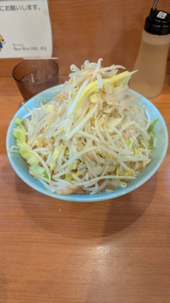 「ラーメン、野菜マシマシ、ニンニク」@ラーメンBoo Boo太郎。の写真