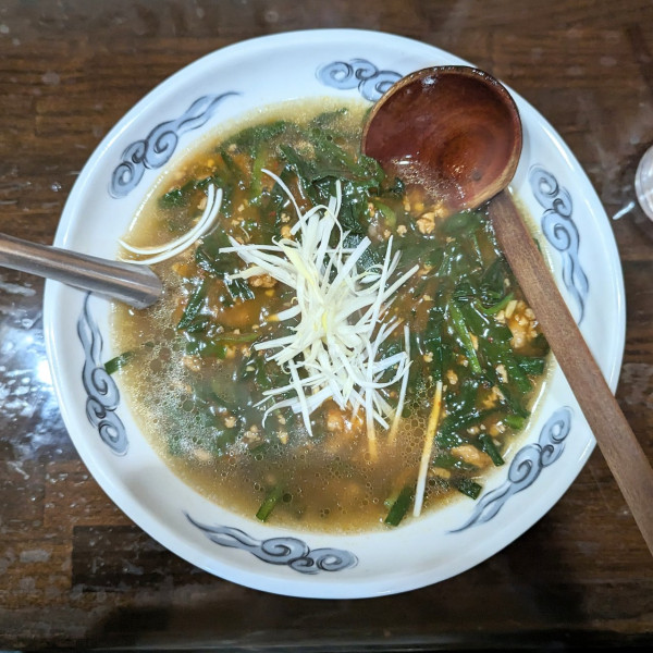 「ニラソバ（中辛）￥950」@ラーメン創作麺処 めん坊の写真