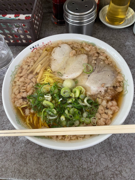 「中華そば大盛脂マシマシニンニクトッピング」@つたふじ 福山支店の写真