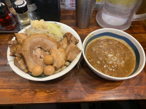 「野菜つけ麺」@雷 北松戸本店の写真