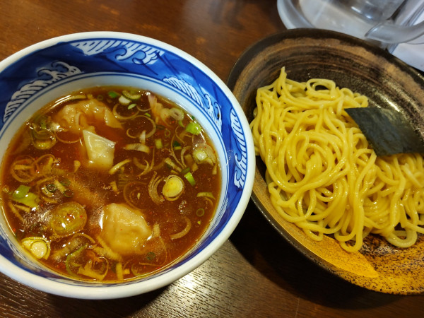 「つけめん わんたん2コいり」@麺屋 はやしまるの写真